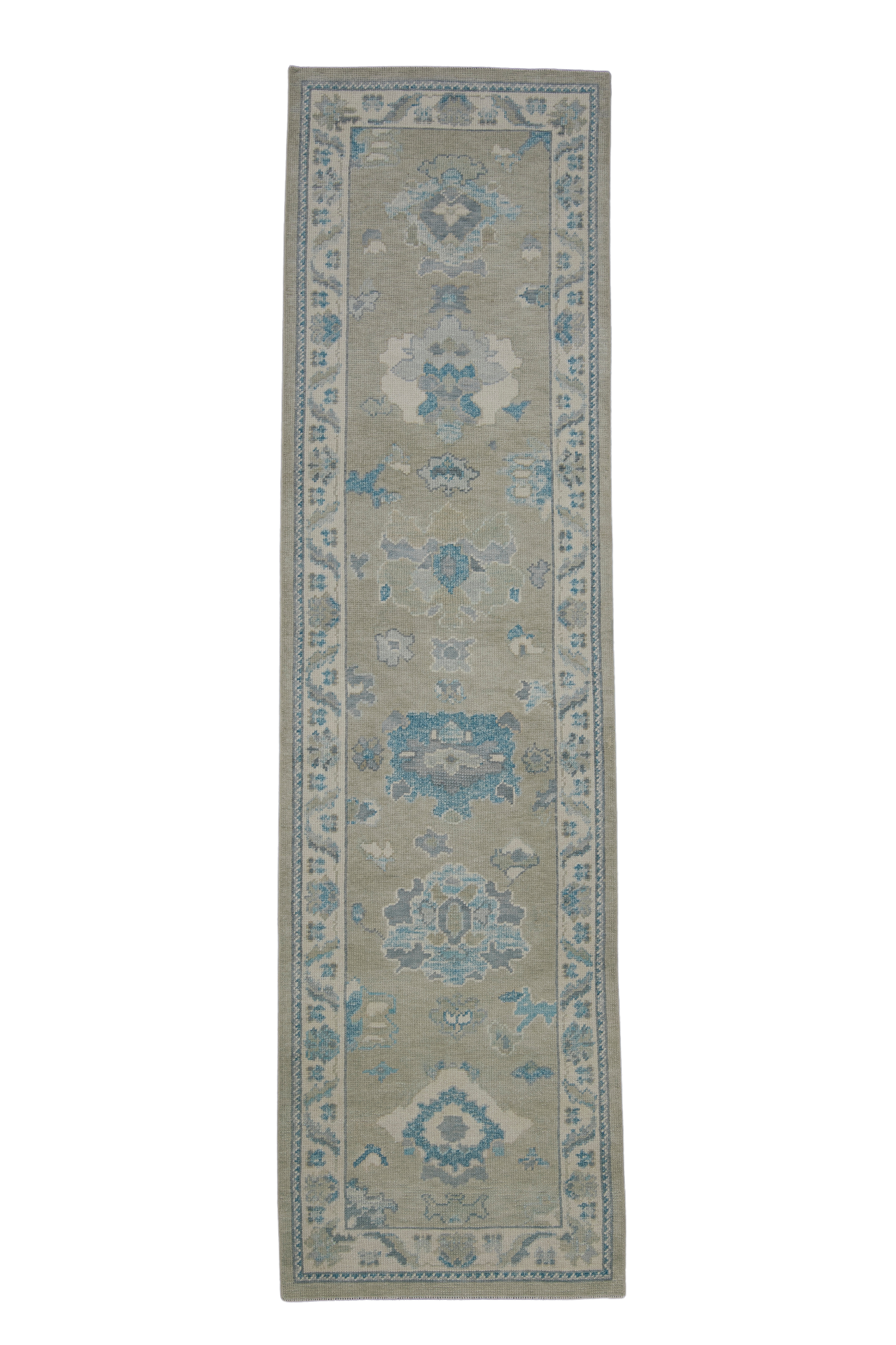 Turkish Oushak Rug 2'8" x 9'11" #11898