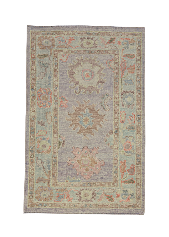 Turkish Oushak Rug 3' x 4'8" #2312