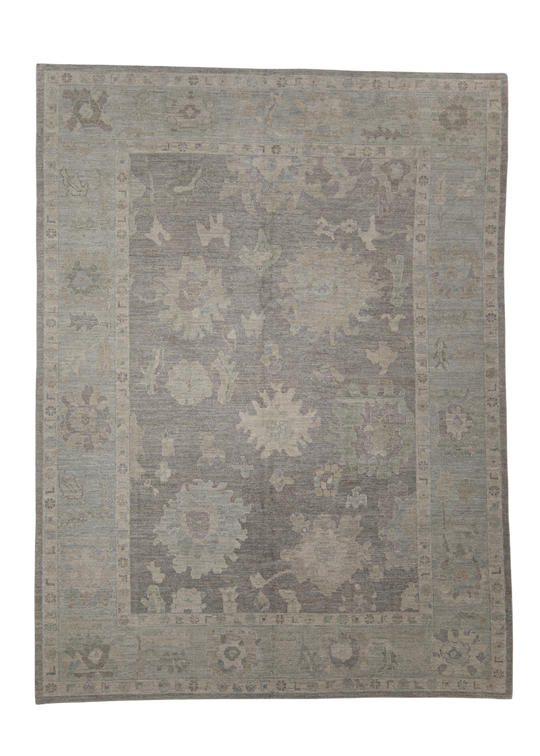 Turkish Oushak Rug 9'4" x 12'4" #11623