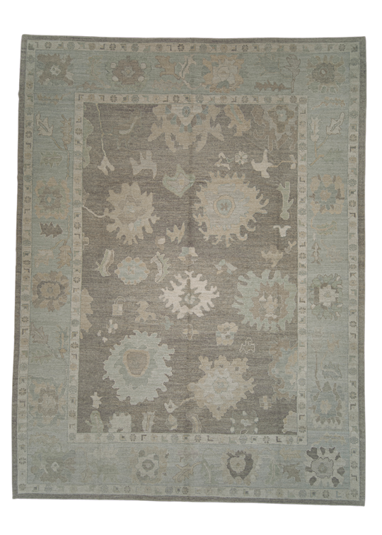 Turkish Oushak Rug 10'8" x 14'2" #12011