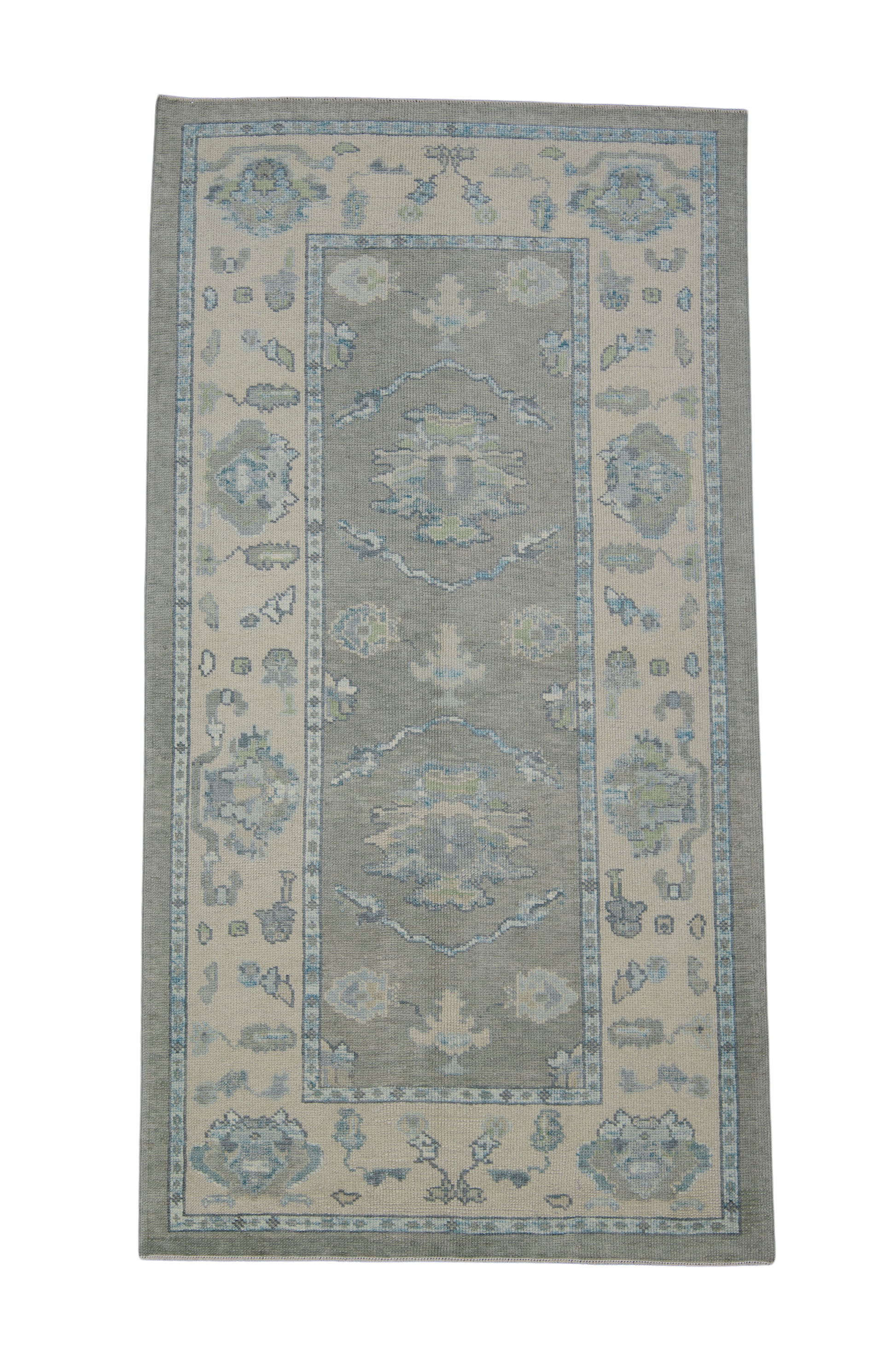 Turkish Oushak Rug 4'2" x 7'11" #11944