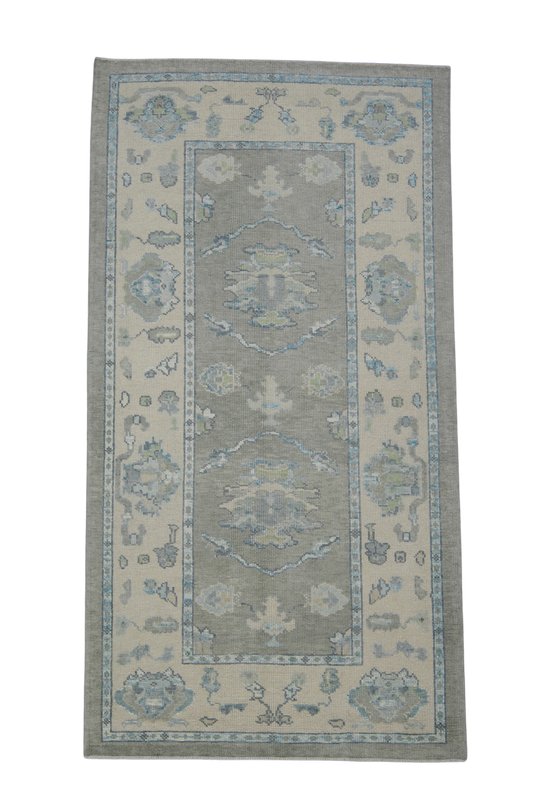 Turkish Oushak Rug 4'2" x 7'11" #11944