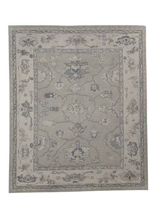 Turkish Oushak Rug 8'2" x 9'9" #11948