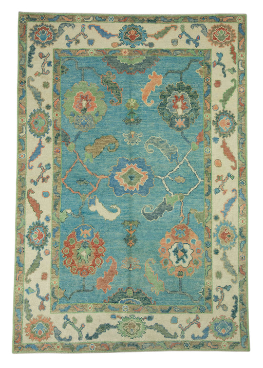 Turkish Oushak Rug 5' x 7'3" #17182