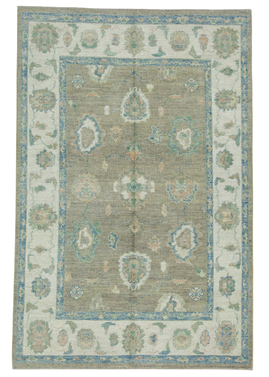 Turkish Oushak Rug 6' x 9'1" #17726