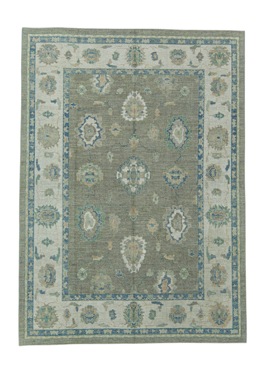 Turkish Oushak Rug 8'9" x 12'3" #B-17725