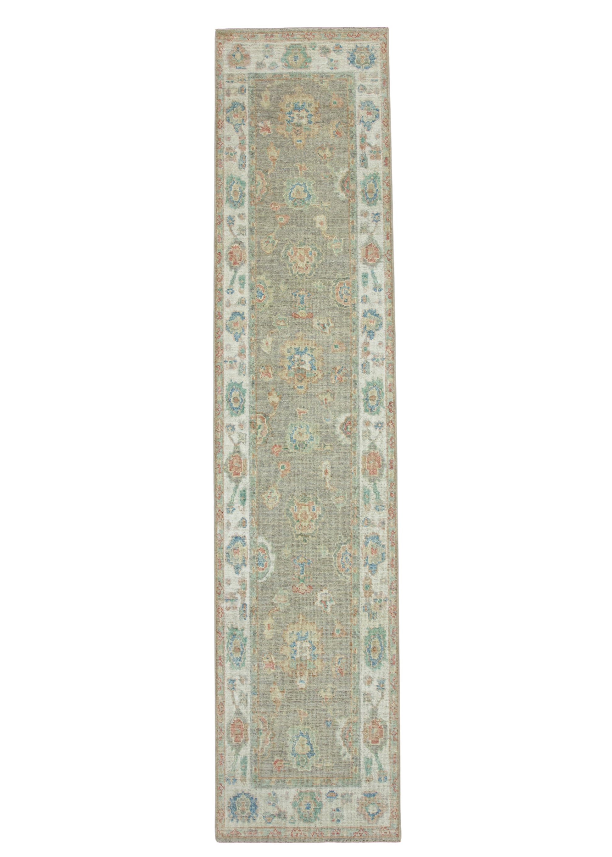 Turkish Oushak Runner Rug 2'8" x 12'1" #17840