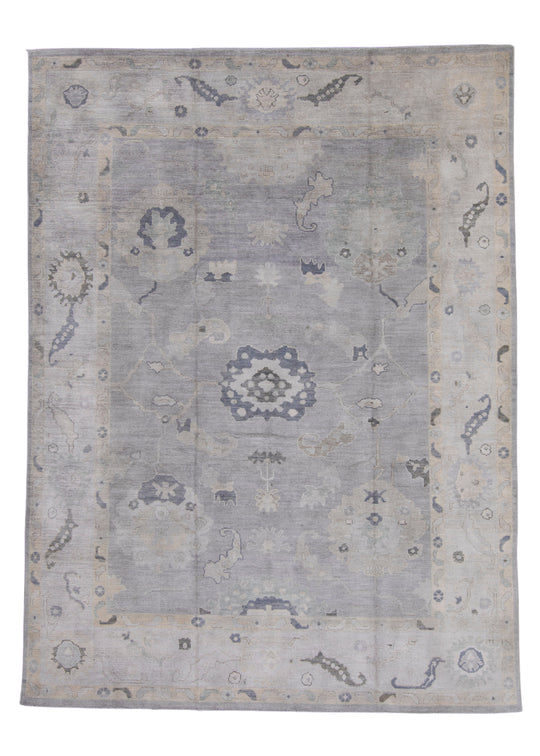 Turkish Oushak Rug 9'3" x 12'5" #16885