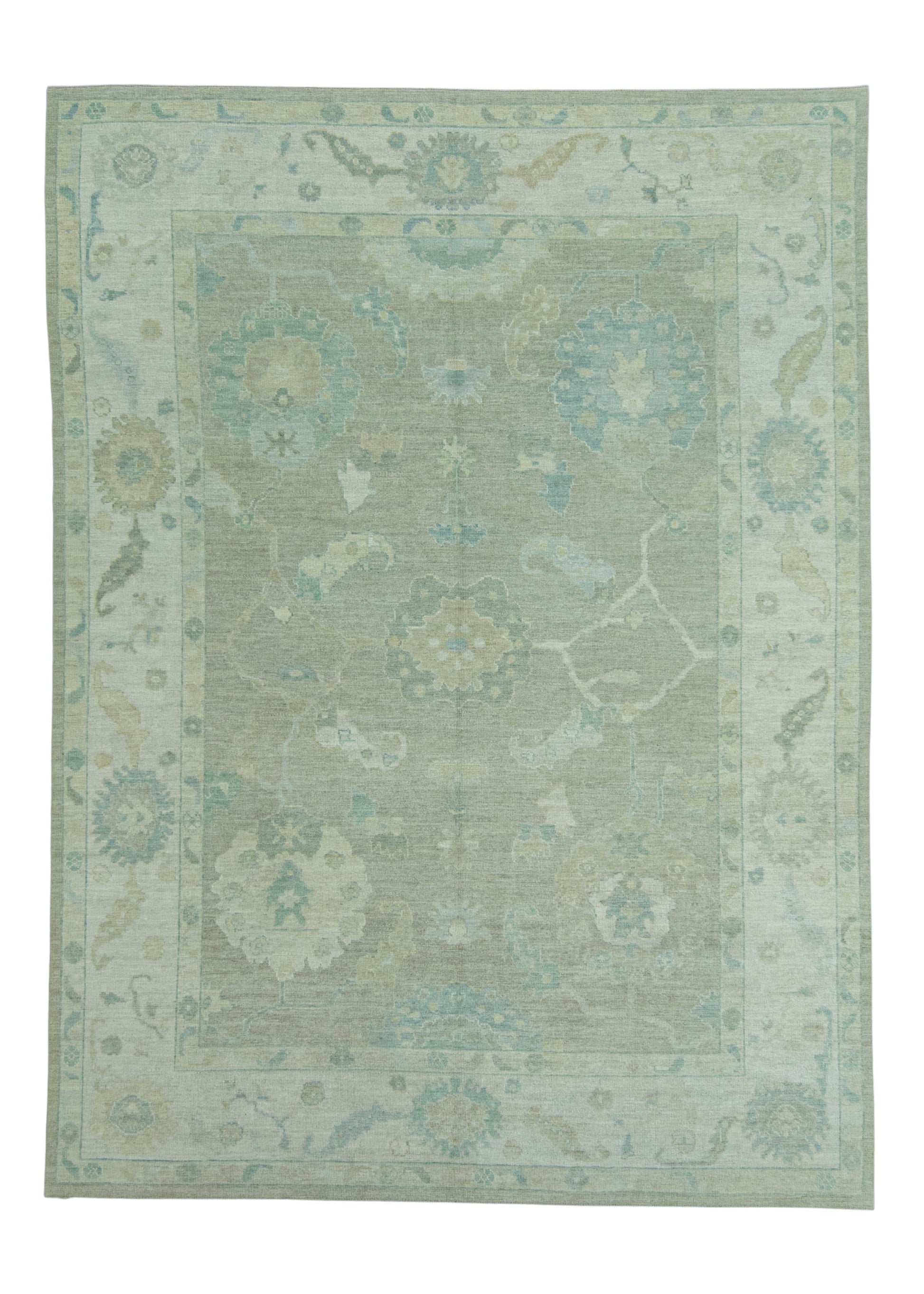 Turkish Oushak Rug 9'2" x 12'5" #19354