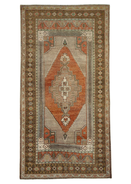 Turkish Vintage Rug 3'6" x 6'8" #16090
