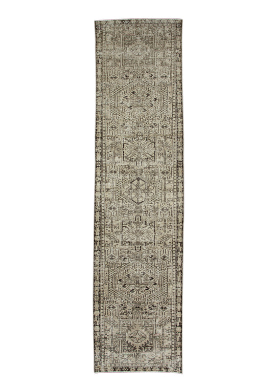 Turkish Vintage Anatolian Runner Rug 2'8" x 10'8" #17633