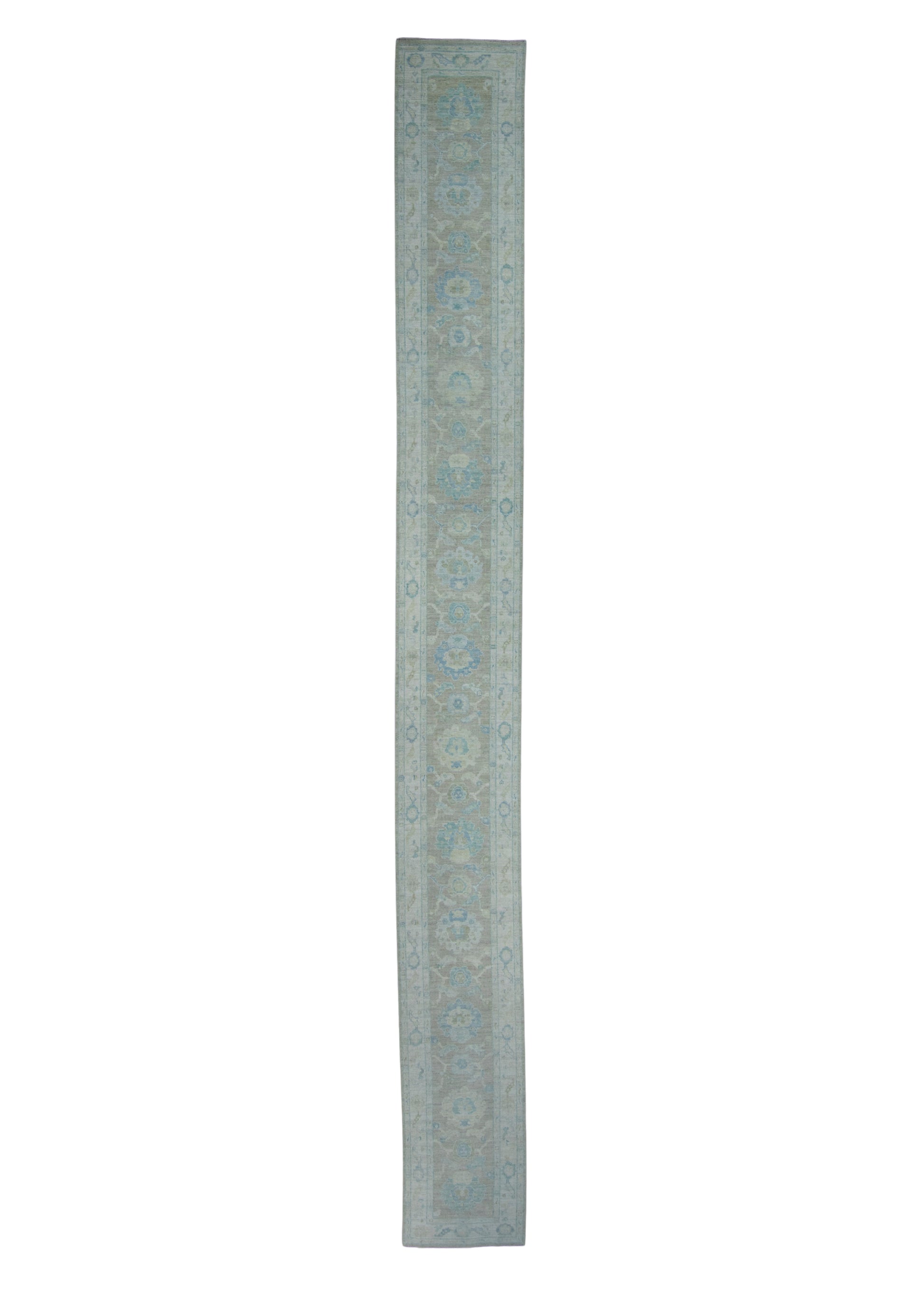 Turkish Oushak Runner Rug 2'9" x 26'5" #17544