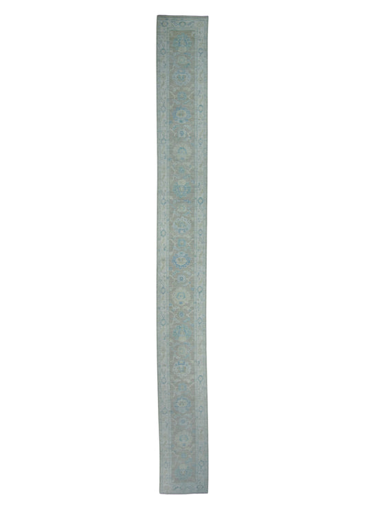Turkish Oushak Runner Rug 2'9" x 26'5" #17544