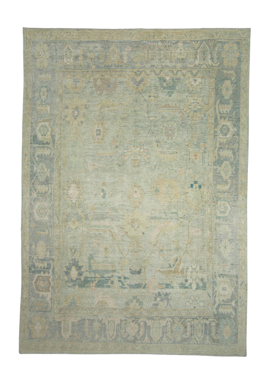 Turkish Oushak Rug 9'8" x 14' #18632