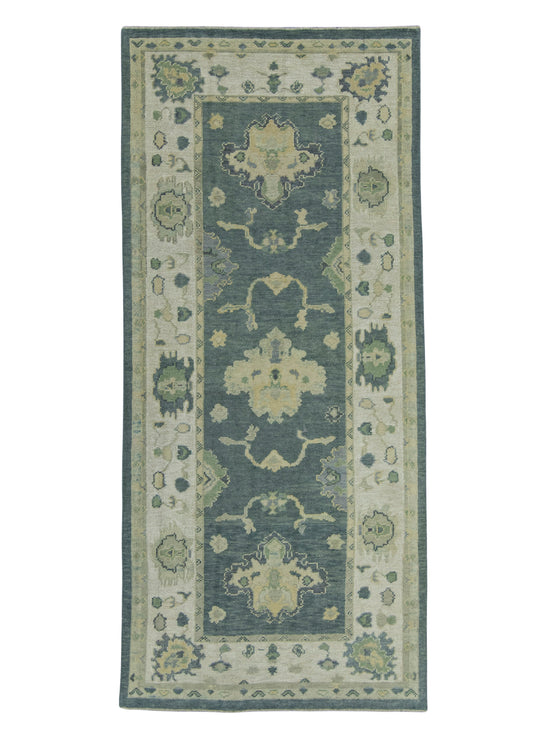 Turkish Oushak Rug 3'11" x 8'10" #18089