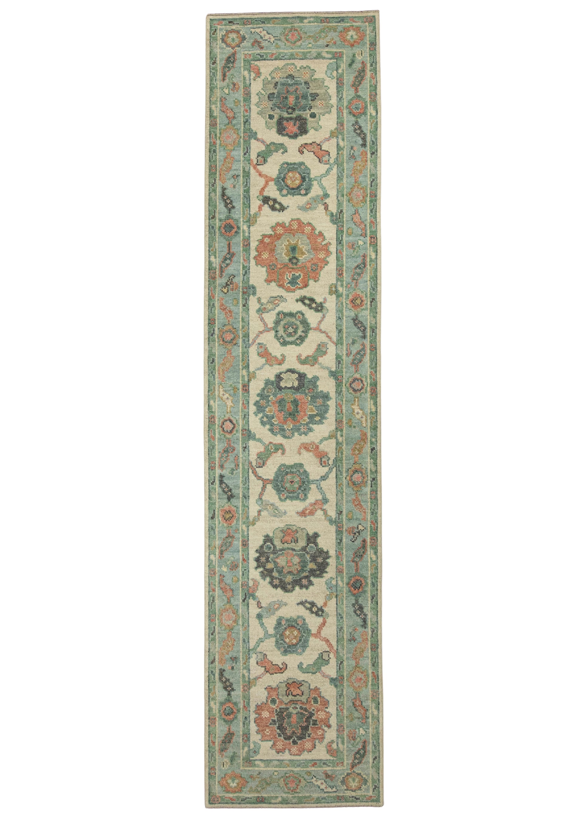Turkish Oushak Rug 2'3" x 10'2" #20208