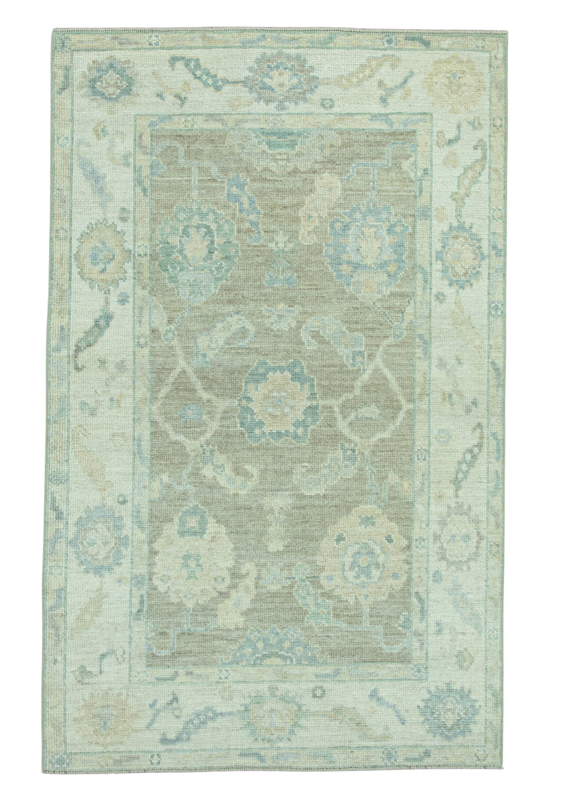 Turkish Oushak Rug 3'11" x 6'3" #19259
