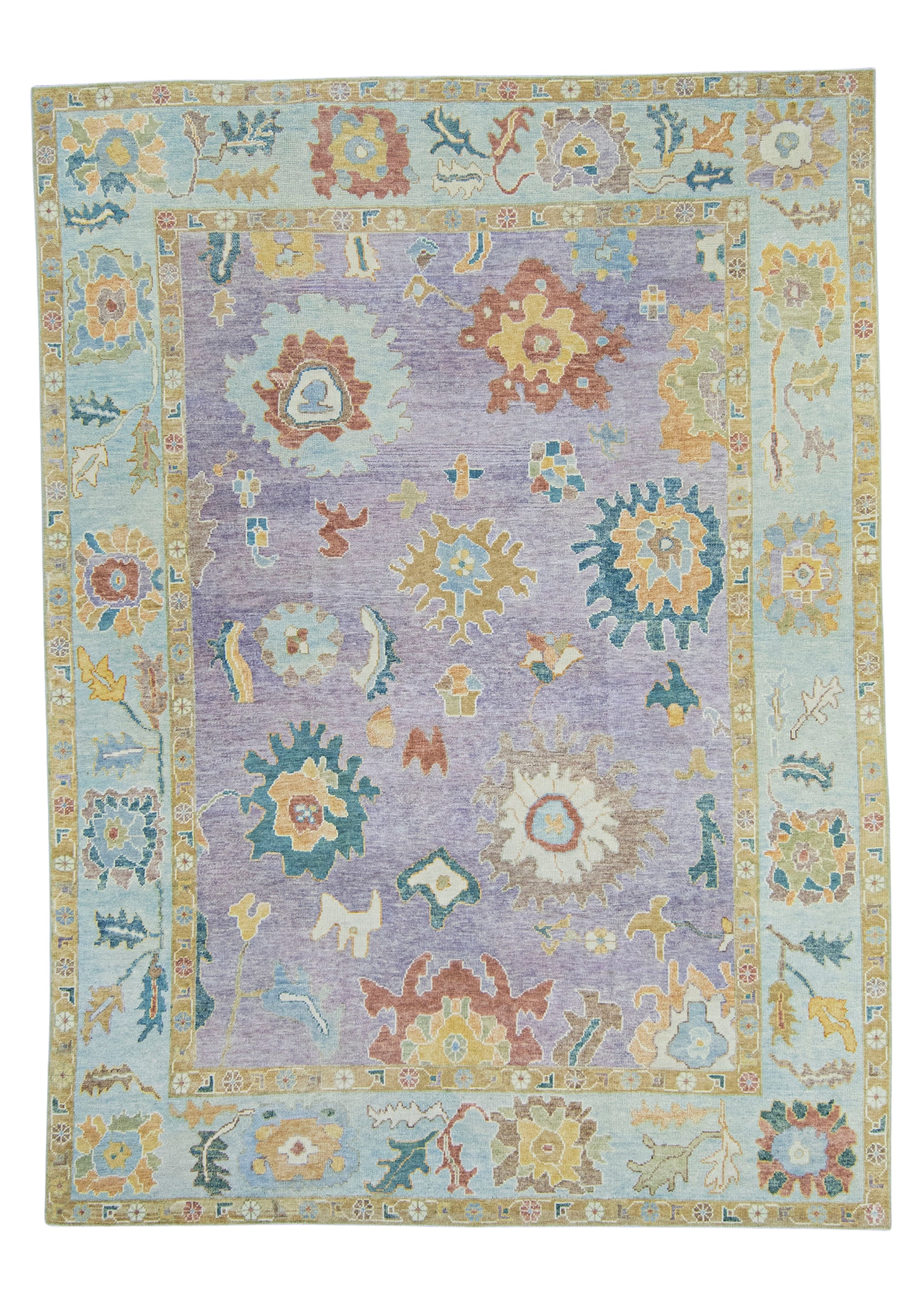 Turkish Oushak Rug 9'3" x 12'7" #20389