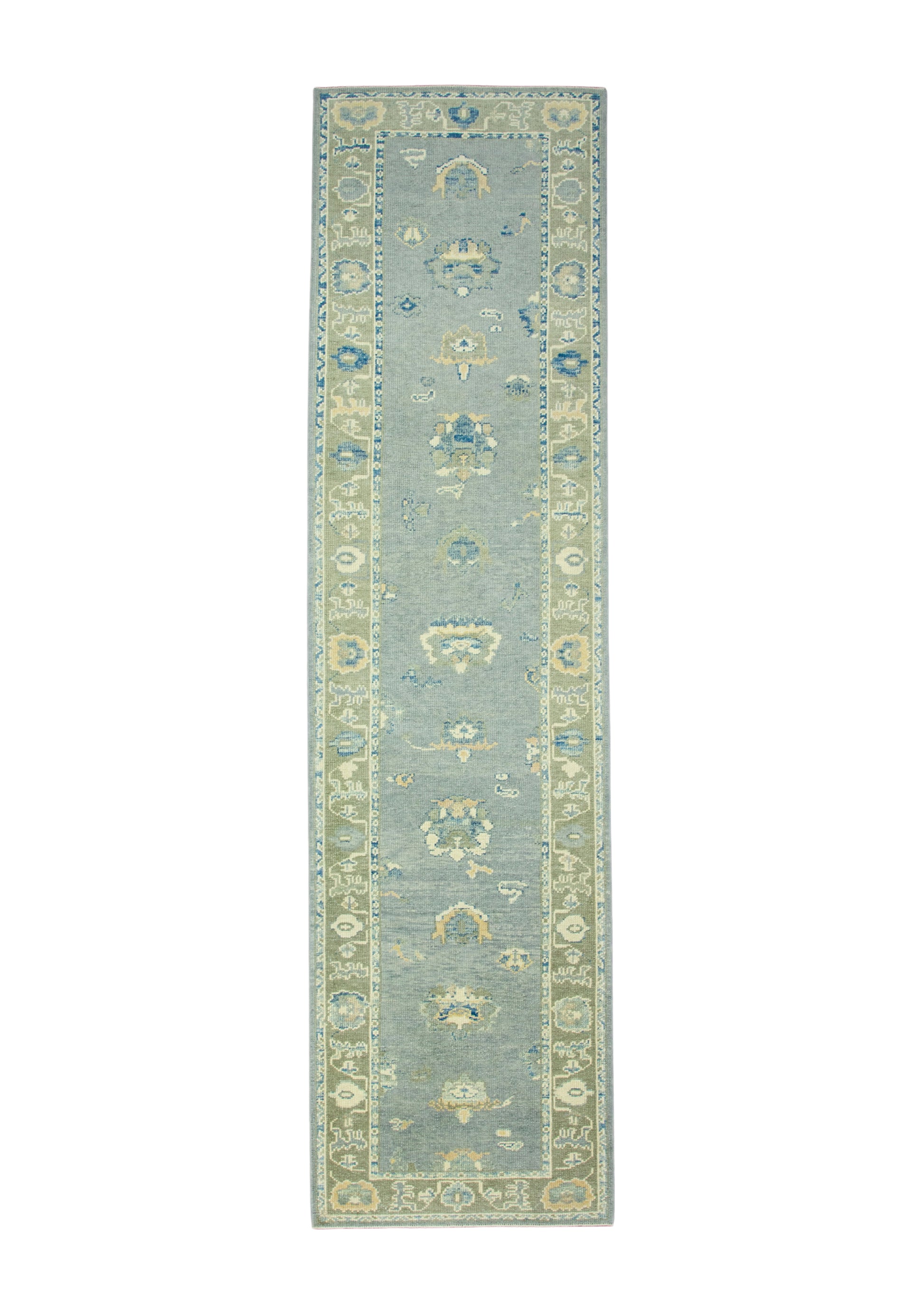 Turkish Oushak Runner Rug 3' x 11'5" #17060