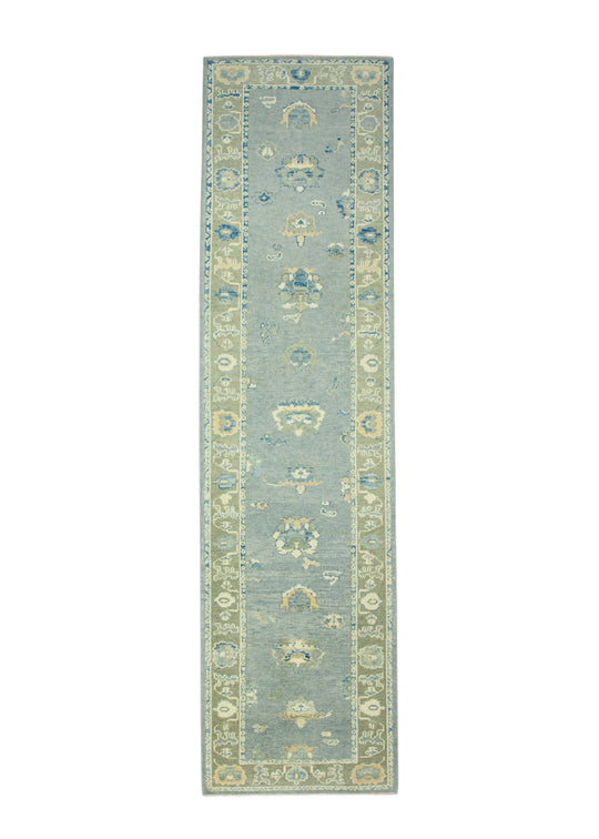 Turkish Oushak Runner Rug 3' x 11'5" #17060