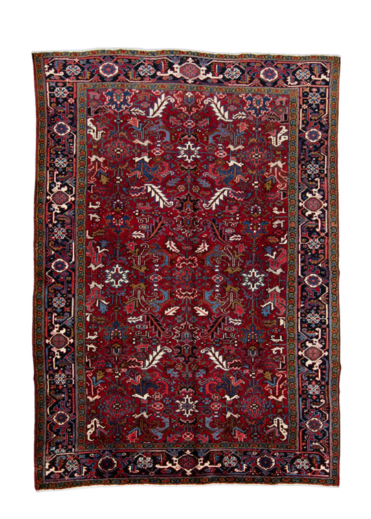 Oriental Handwoven Vintage Rug 7'10" x 11'1" #17404