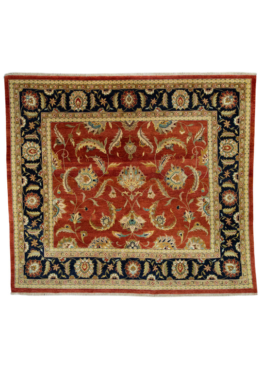 Oushak Square Rug 8'10" x 8' #17006