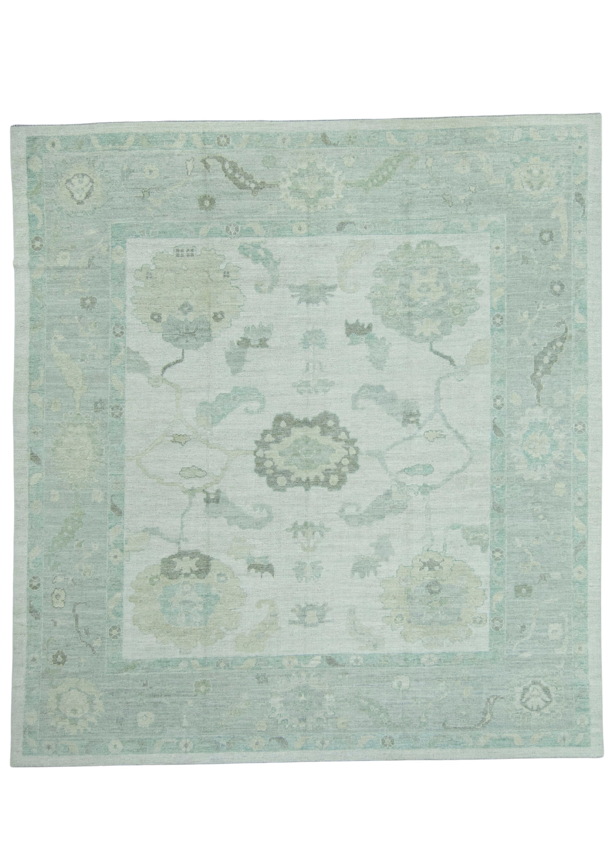 Turkish Square Oushak Rug 10'3" x 11'1" #19384
