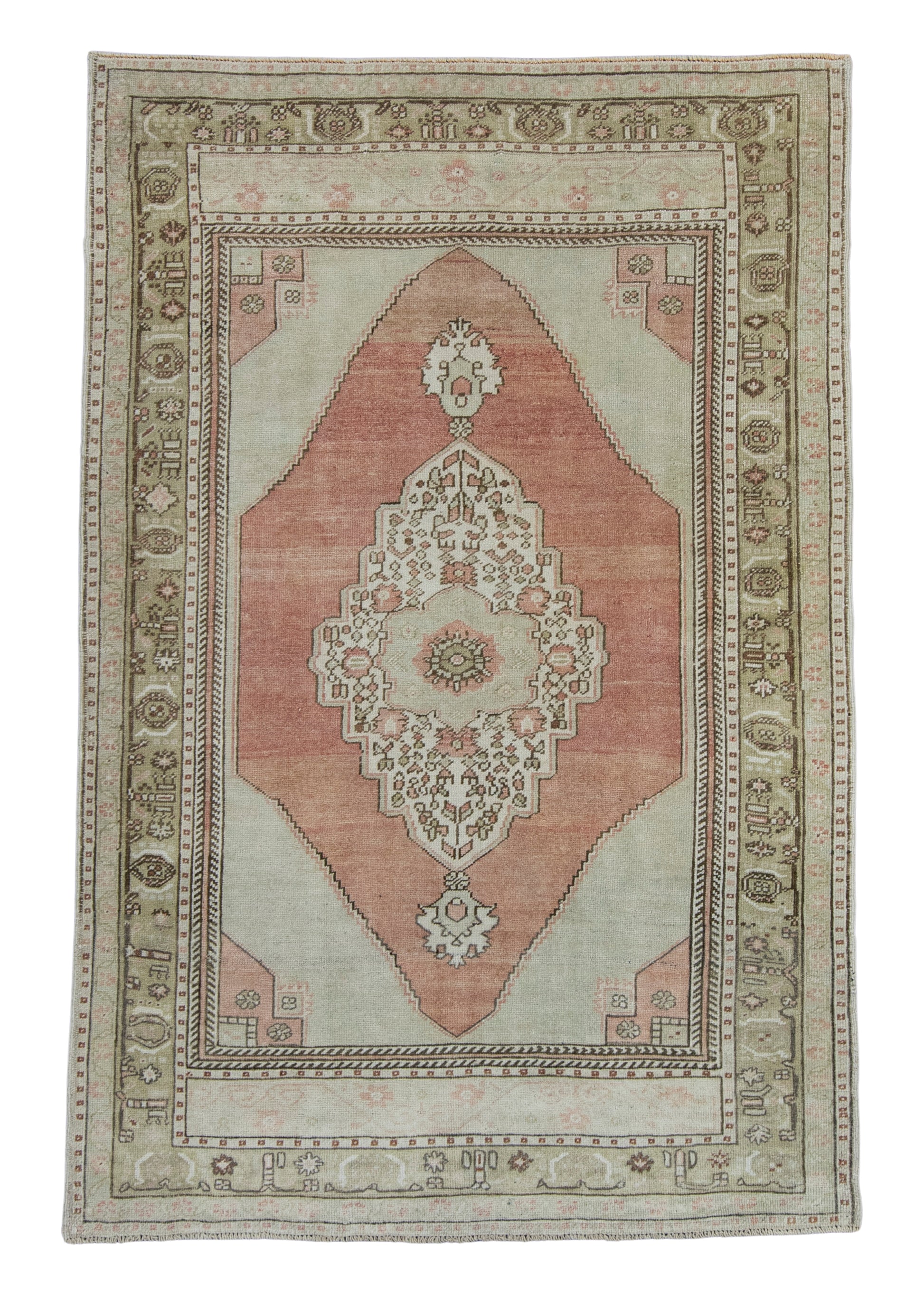 Turkish Vintage Rug 4'3" x 6'6" #17504