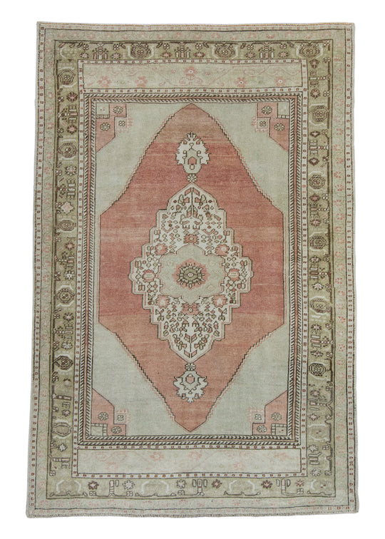 Turkish Vintage Rug 4'3" x 6'6" #17504