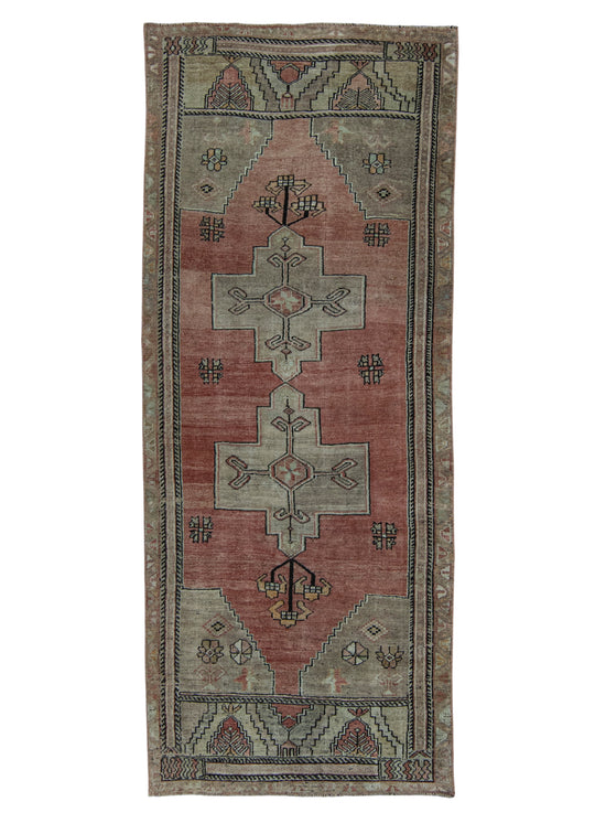 Turkish Vintage Rug 3'3" x 8' #20666
