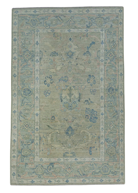 Turkish Oushak Rug 4' x 6'4" #17771