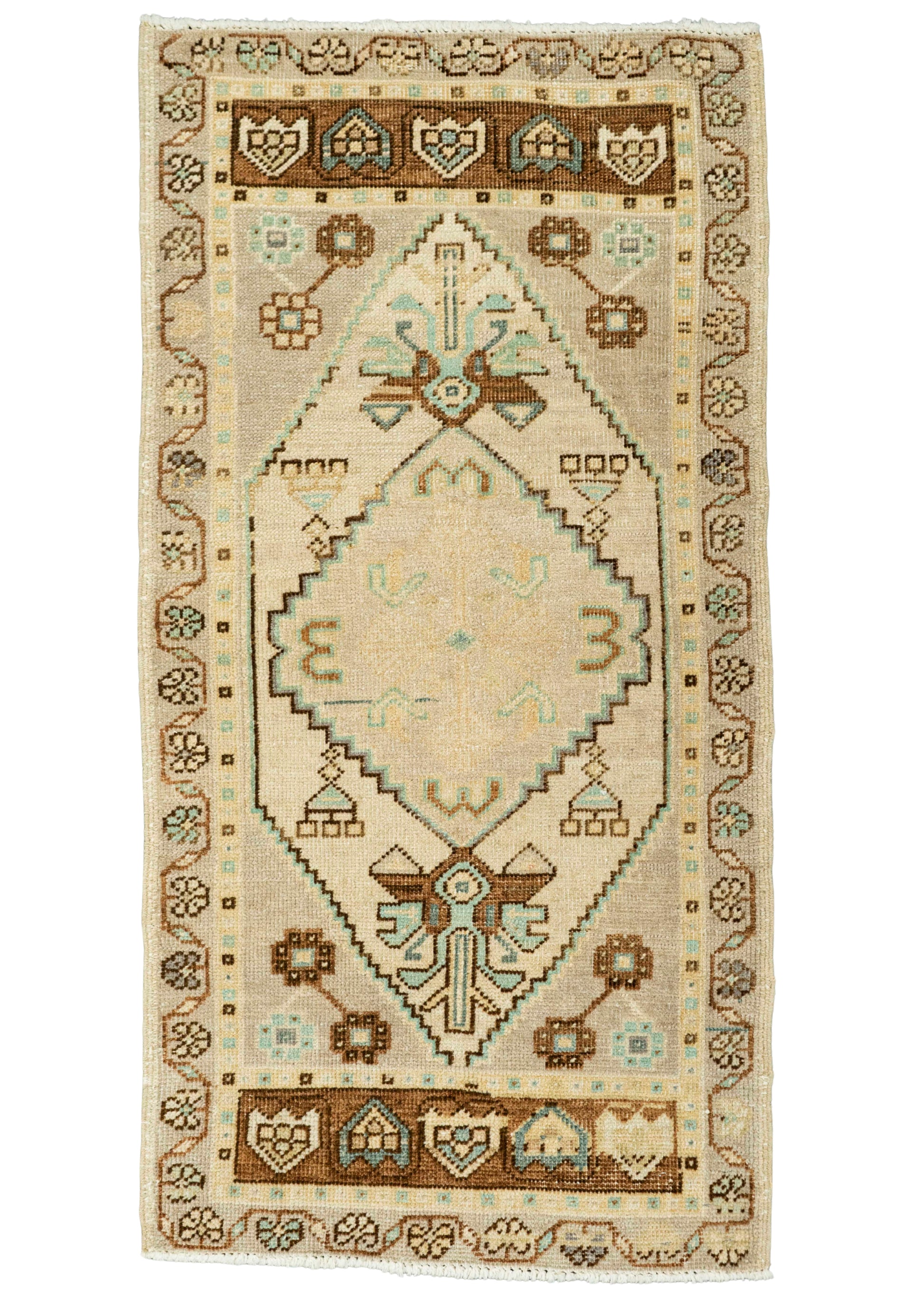 Turkish Yastik Rug  1'10" x  3'6" #23650