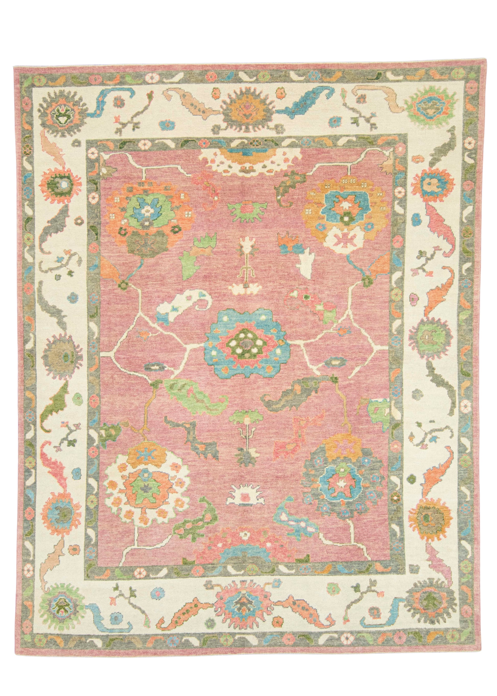 Turkish Oushak Rug 9'6" x 12' #23044