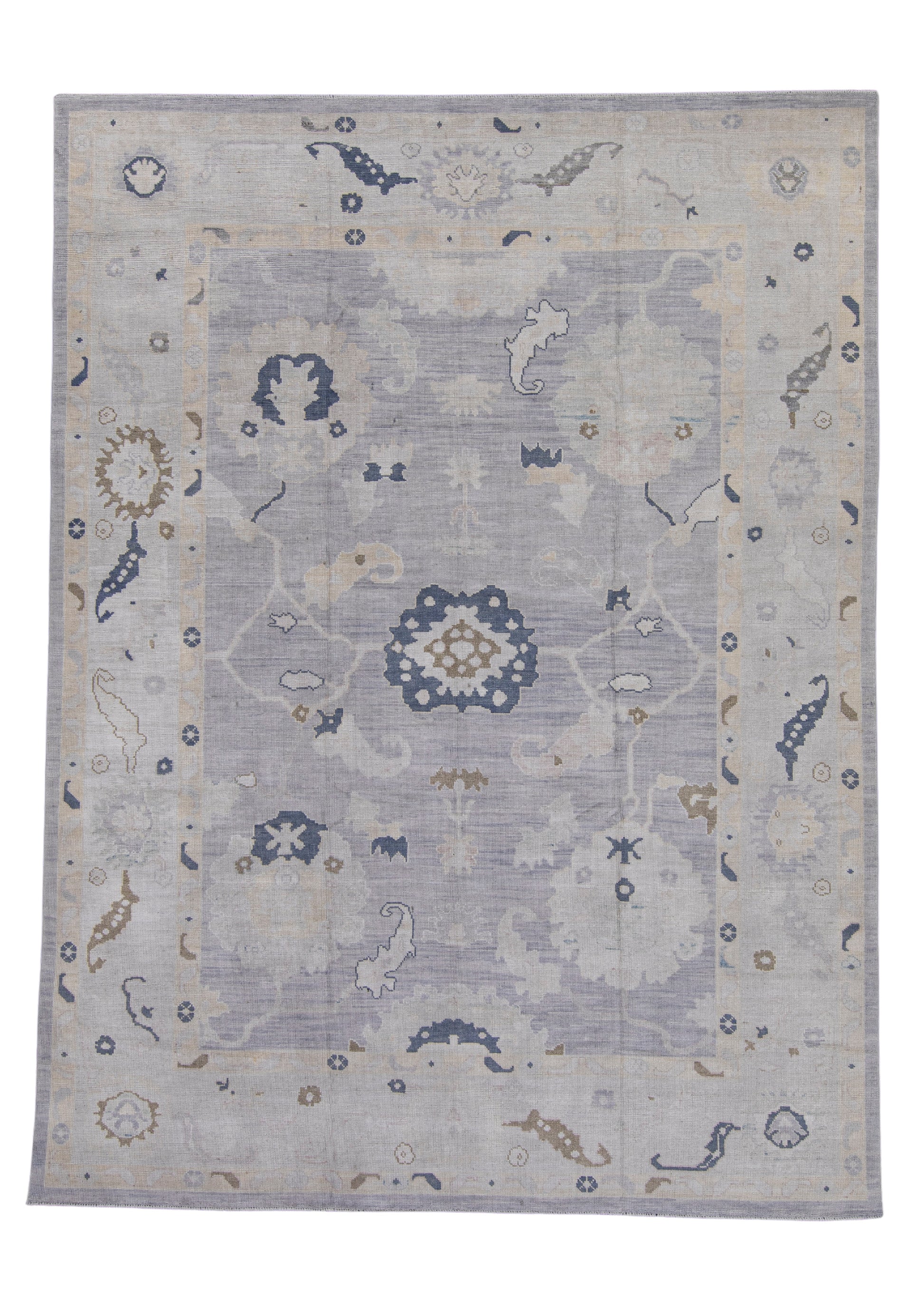 Turkish Oushak Rug 9'7" x 12'9" #16991