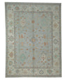 Handwoven Oushak Rug 9' x 11'10" #17410
