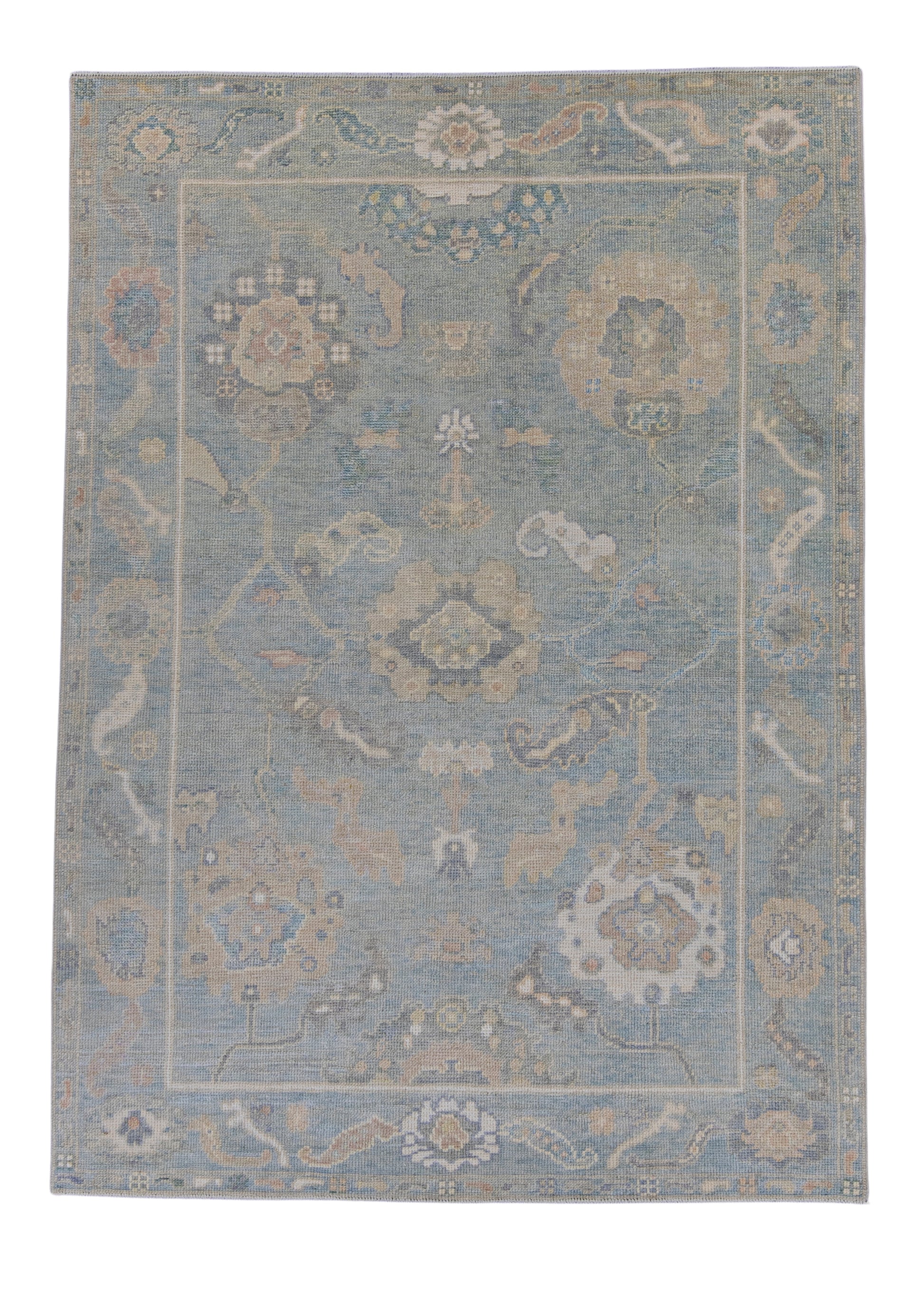 Turkish Oushak Rug 5' x 6'11" #16555