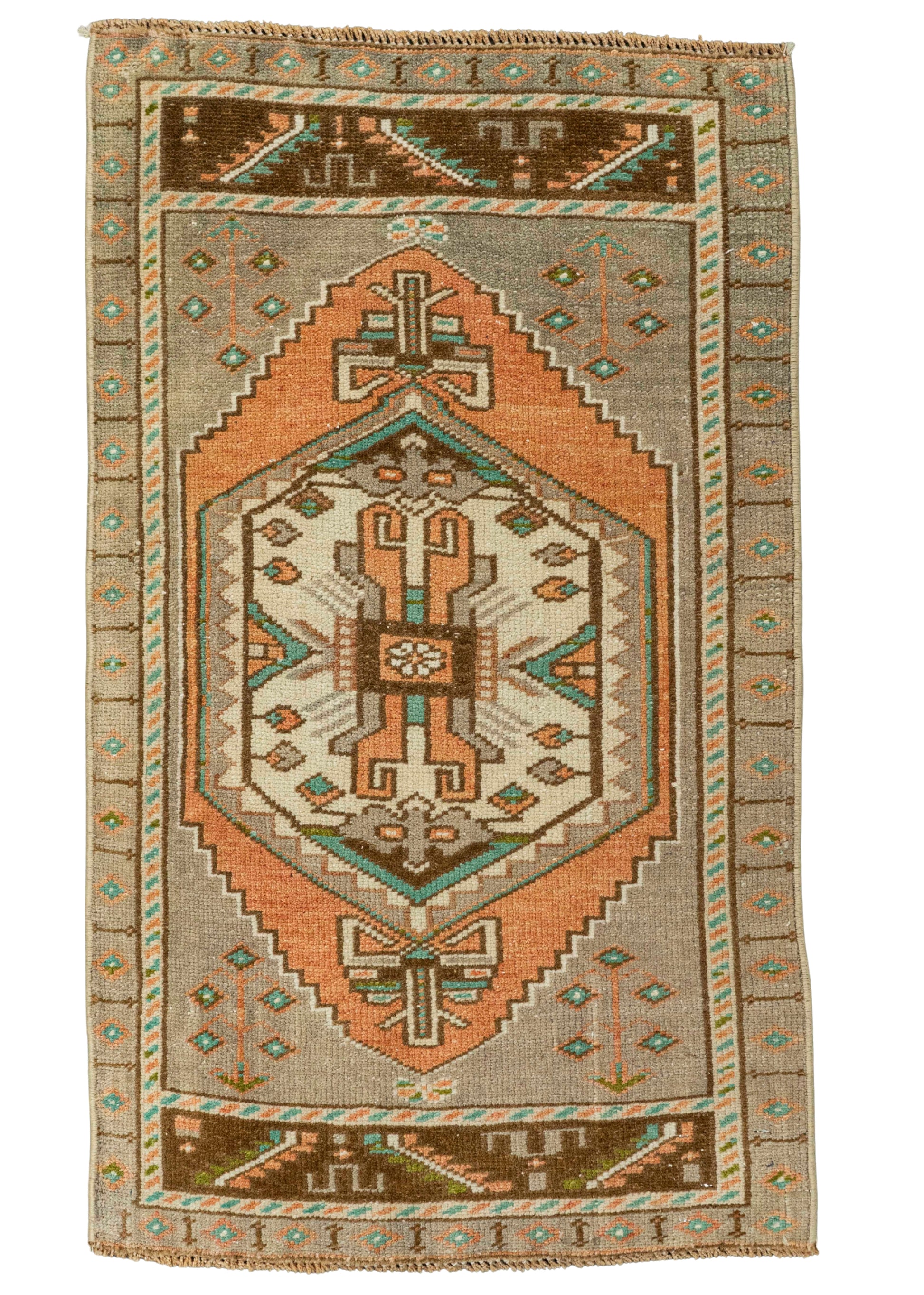 Turkish Yastik Rug  1'9" x  2'11" #22556
