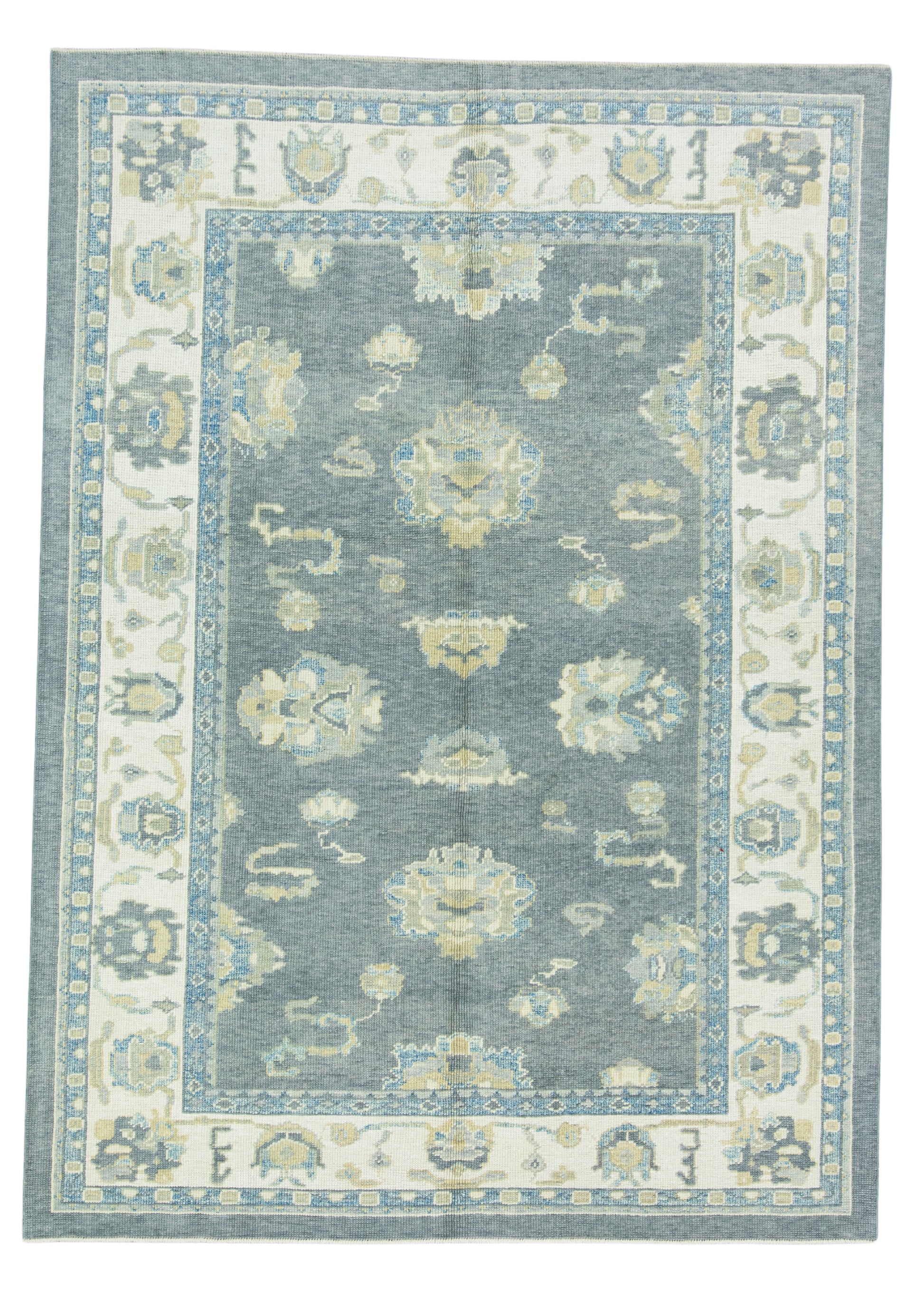 Turkish Oushak Rug 6'1" x 8'6" #17106