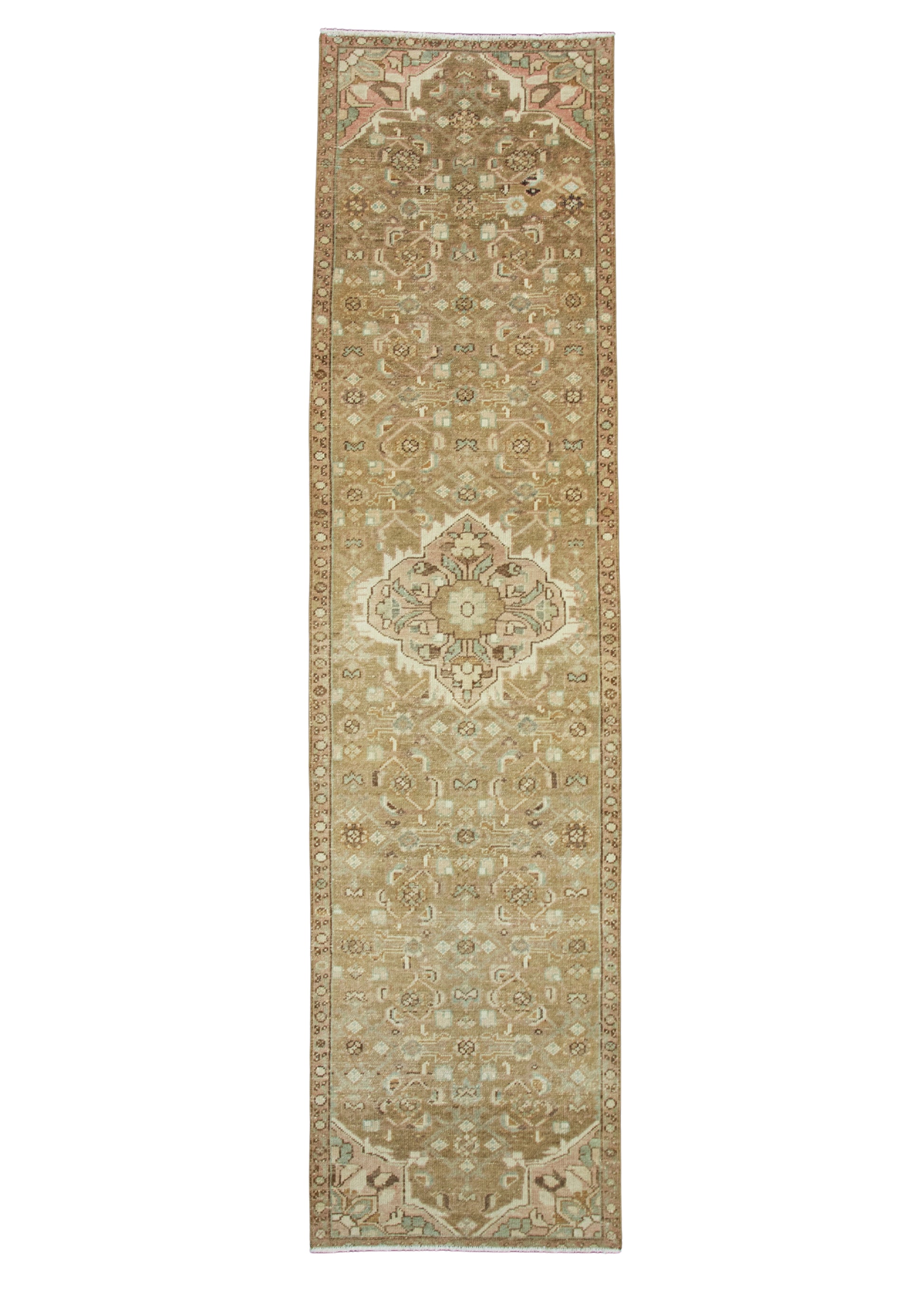 Turkish Vintage Anatolian Runner Rug 2'6" x 9'11" #17132