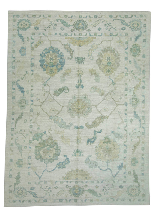 Turkish Oushak Rug 9'2" x 12'5" #18696