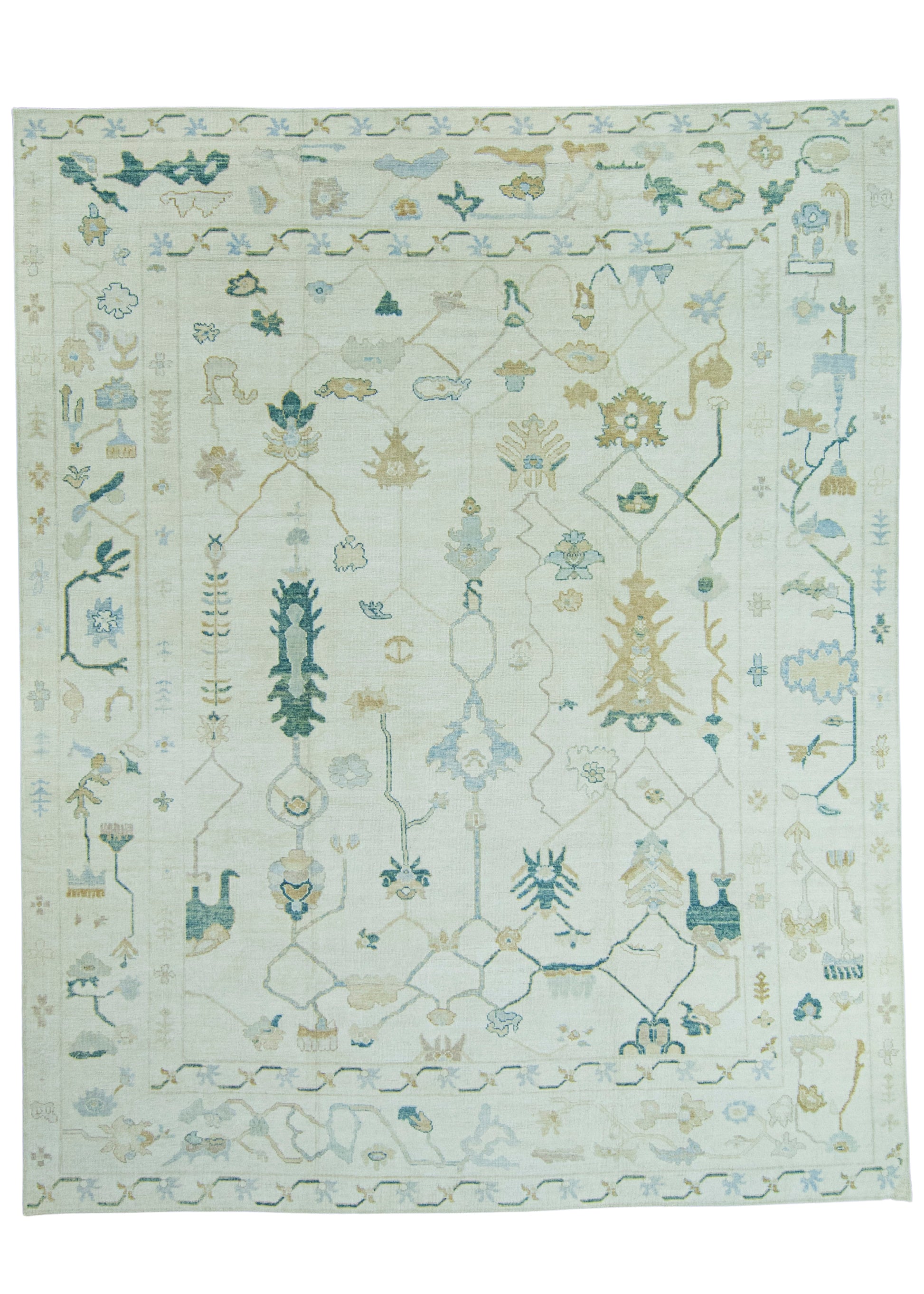 Turkish Oushak Rug 12'3" x 15'2" #20099