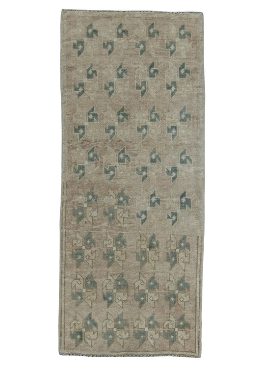 Turkish Vintage Rug 2'7" x 6'1" #20615