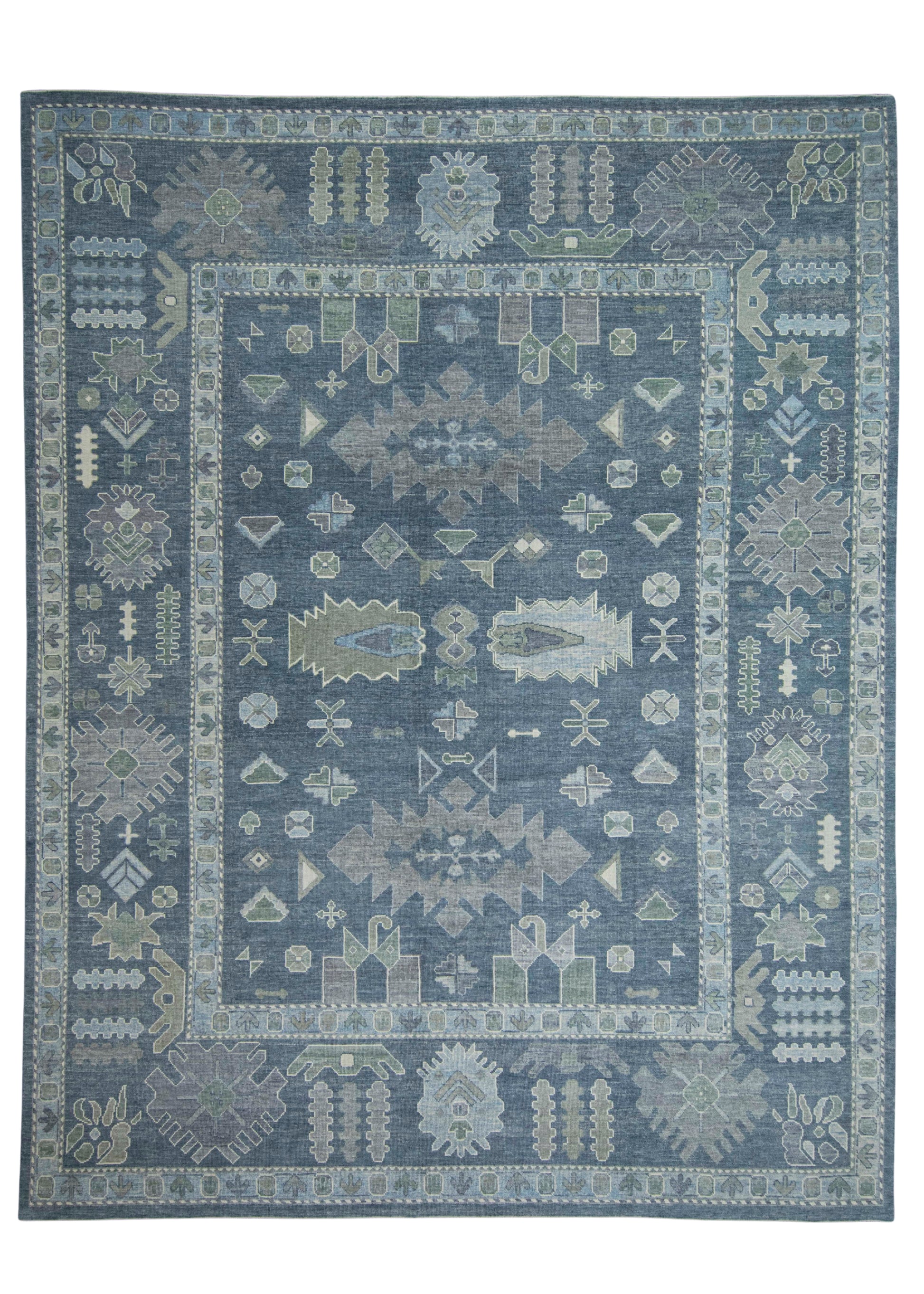 Turkish Oushak Rug 12'4" x 15'10" #20413