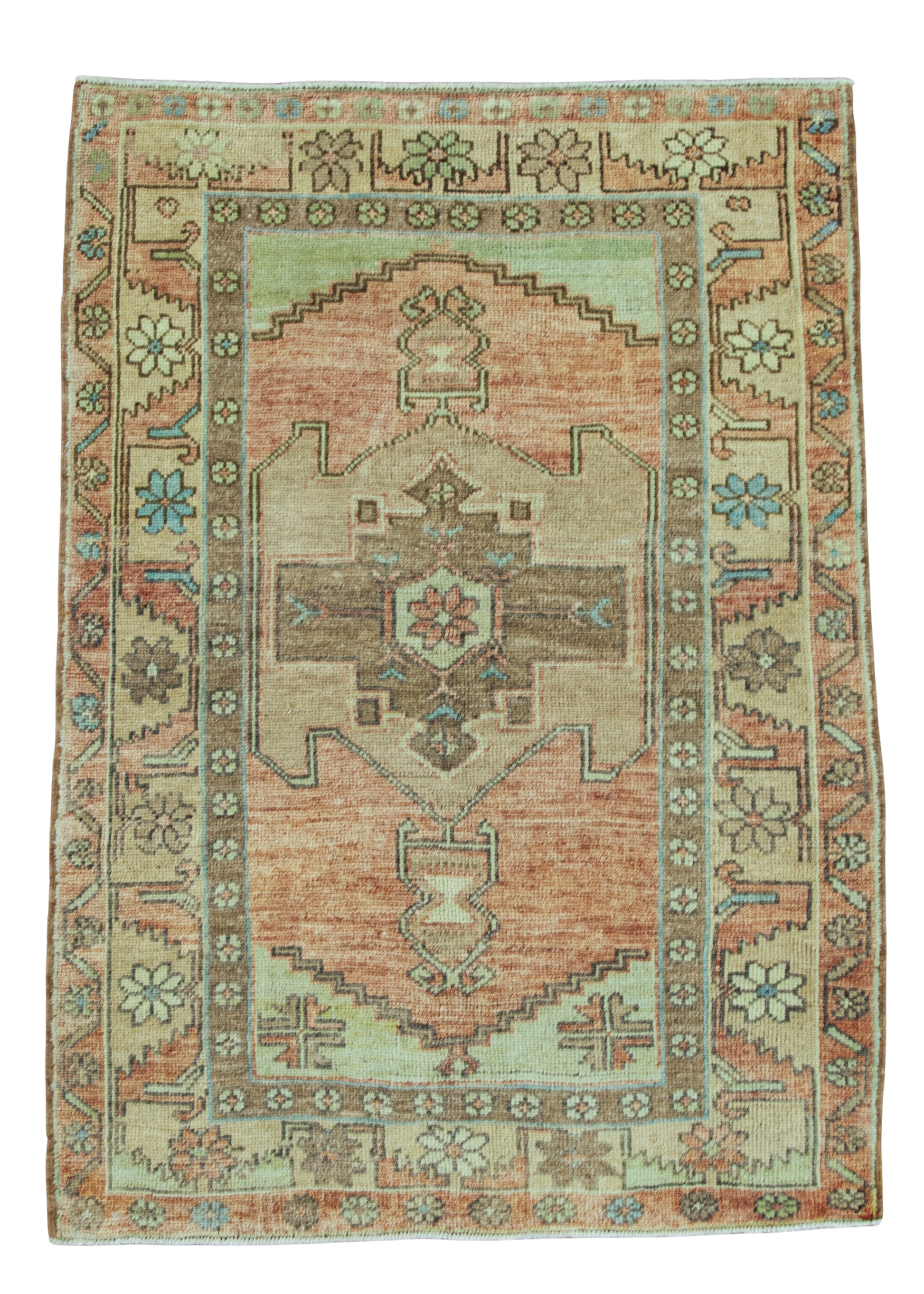 Turkish Vintage Rug 3'9" x 5'4" #20787