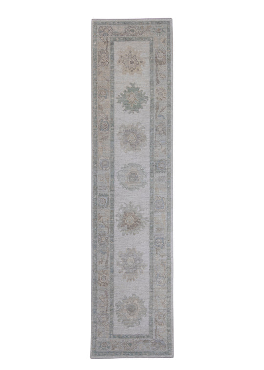 Turkish Oushak Runner Rug 2'9" x 11'4" #16195
