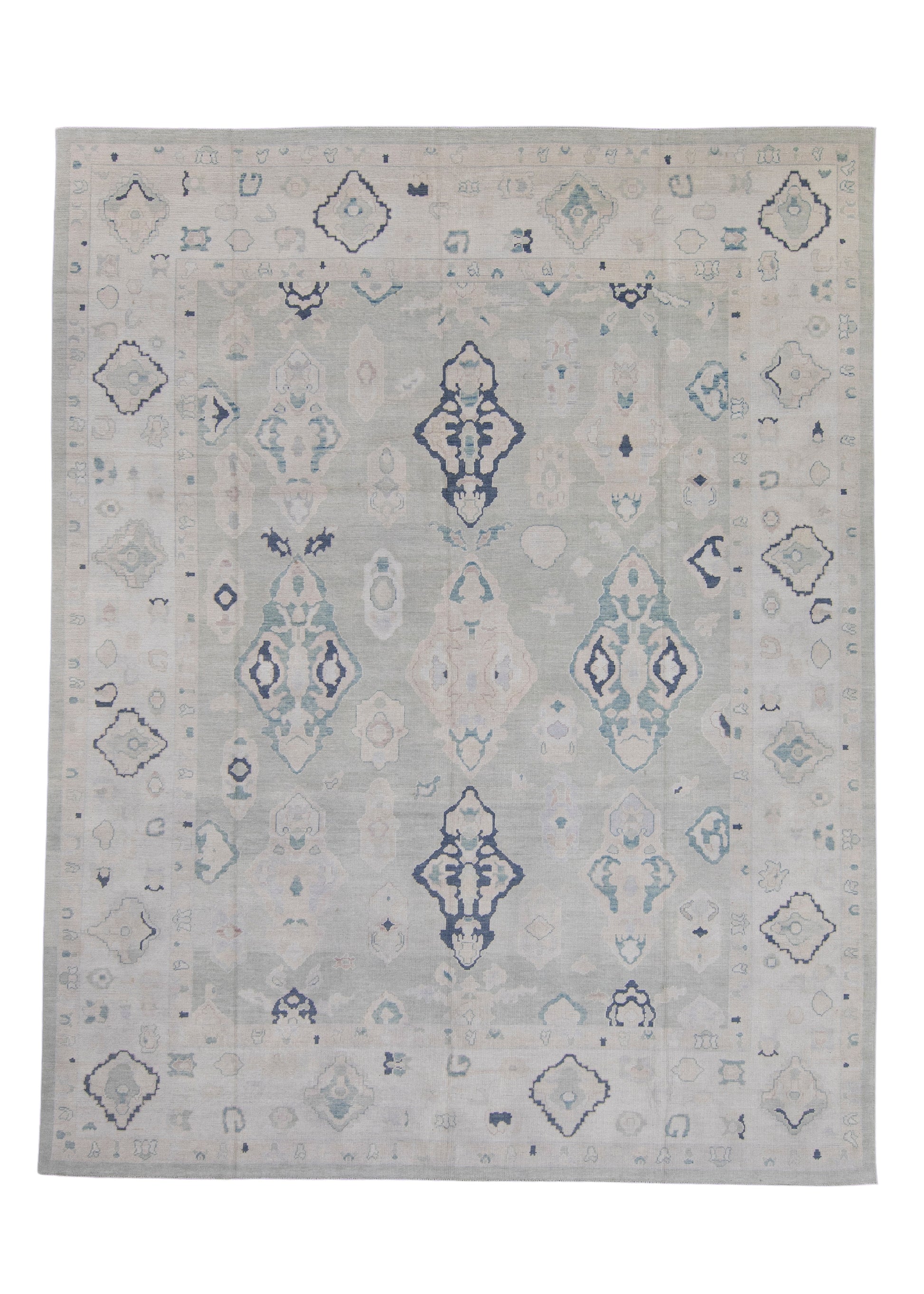 Turkish Oushak Rug 12'3" x 15'7" #16886