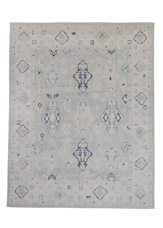 Turkish Oushak Rug 12'3" x 15'7" #16886