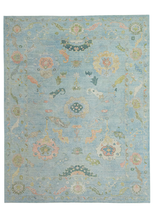 Turkish Oushak Rug 9'2" x 11'8" #20386