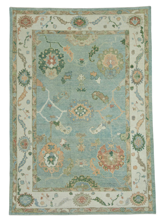 Turkish Oushak Rug  6'3" x 9' #20370