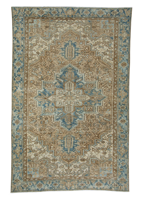 Oriental Handwoven Vintage Rug 7'5" x 11'7" #17509